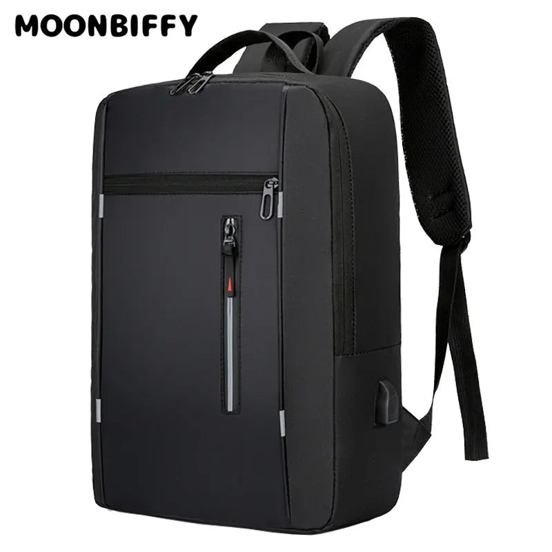 Men's Oxford Cloth Laptop Backpack 15.6 Inch Business School Travel Bag