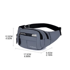 Waterproof Oxford Cloth Waist Bag for Workout Travel