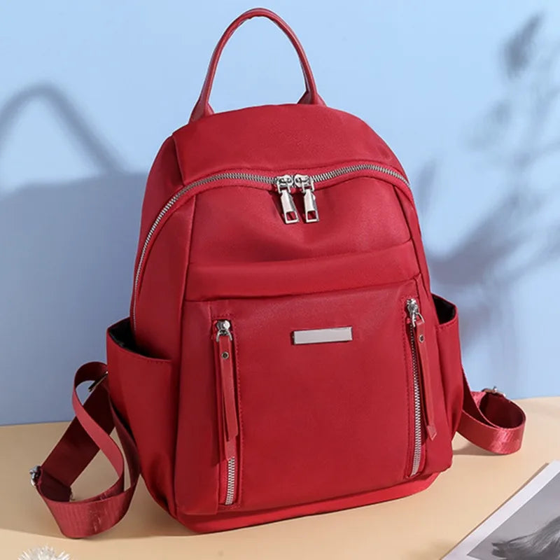 Oxford Backpack School Bag For Teenager Girls