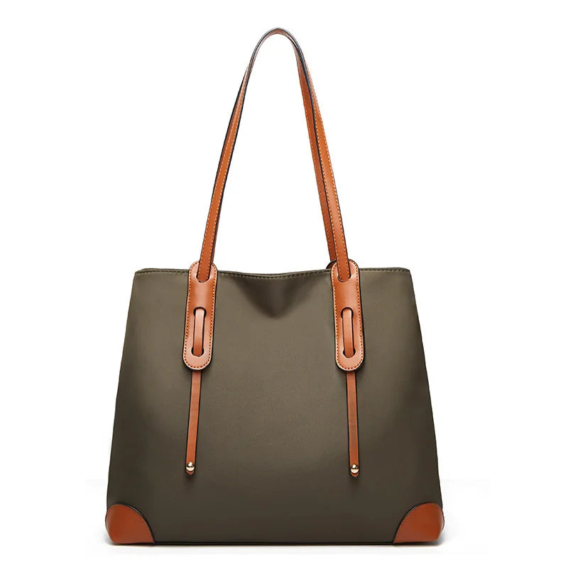 Korea Style Oxford Tote Bag for Women Large Capacity Handbags