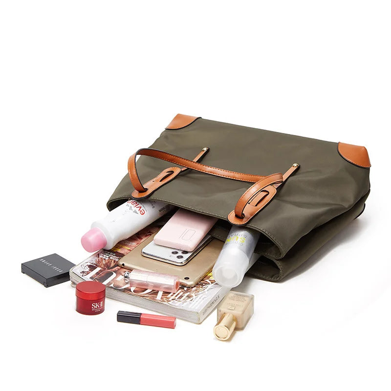 Korea Style Oxford Tote Bag for Women Large Capacity Handbags