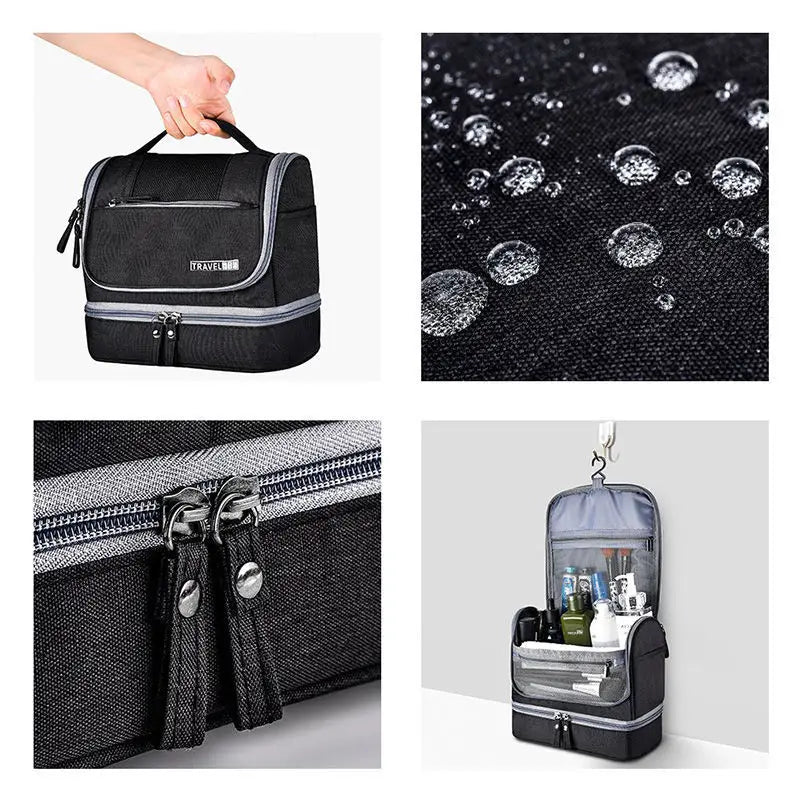 Oxford Travel Organizer Cosmetic Bags Wash Toiletry Case