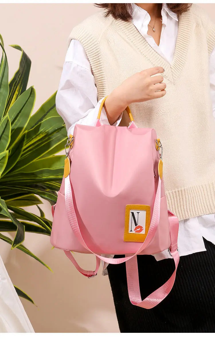 Oxford Waterproof Women's Backpack Large Capacity Travel Laptop Bag