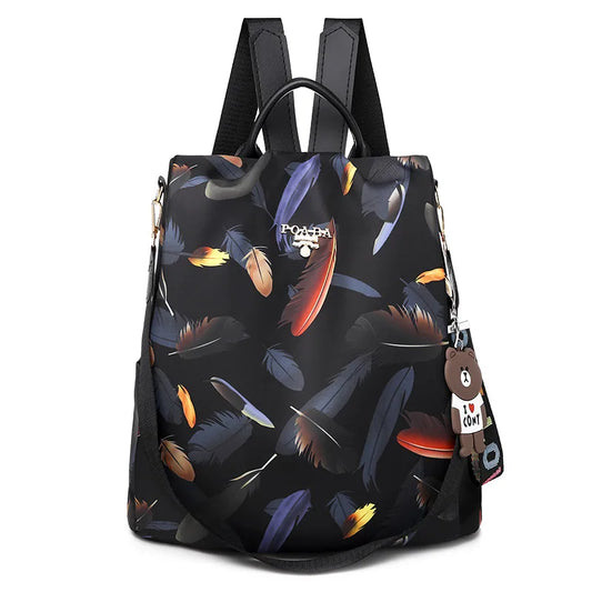 Waterproof Oxford Women Backpack Anti-theft Shoulder Bag SchoolBag