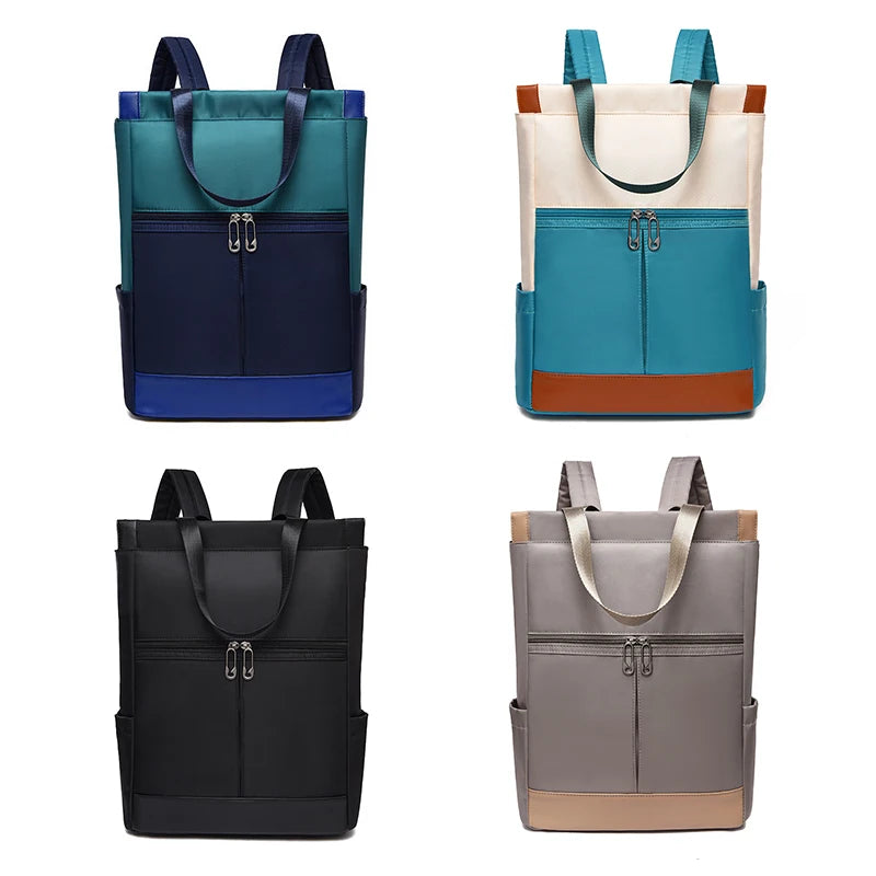 Oxford Women Backpack Laptop Large Capacity Shoulder Bag