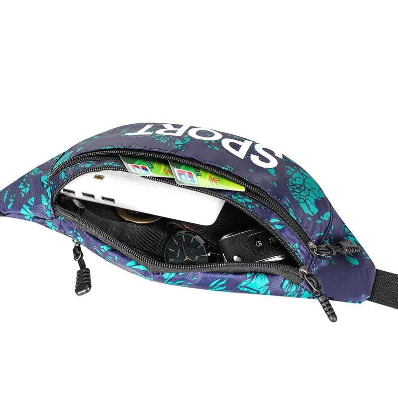Oxford Cloth Chest Bag Men's Women's Diagonal Bag Outdoor Sports Waist Bag