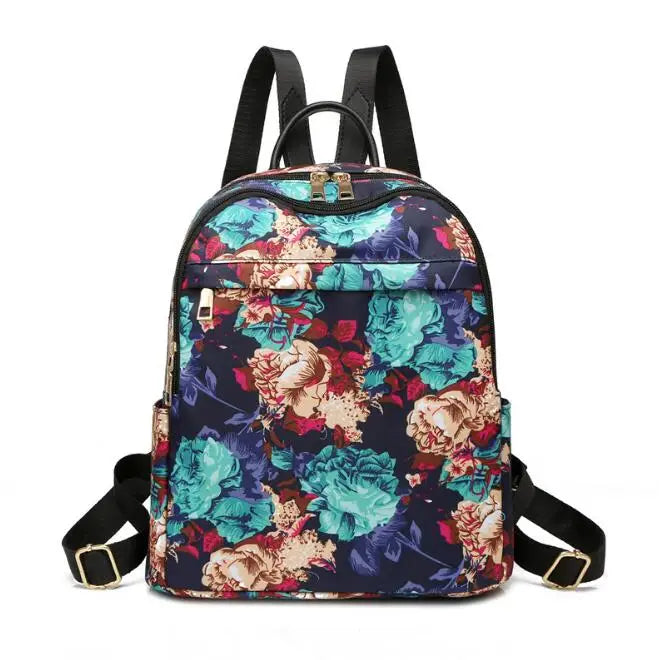 Waterproof Oxford Cloth Backpack Women Messenger Bag
