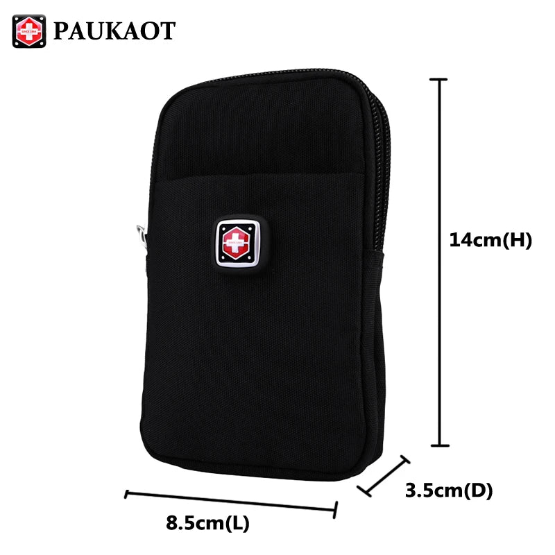 Casual Bum Belt Bag Waist Packs Waterproof Zipper Pockets