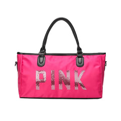 Casual Women Handbag Large Capacity Waterproof Sequins Messenger Bag
