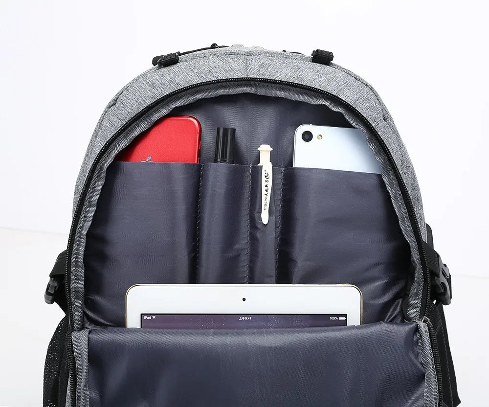 Student School Backpack Men Travel Bags Rucksack Male Waterproof Laptop Backpack