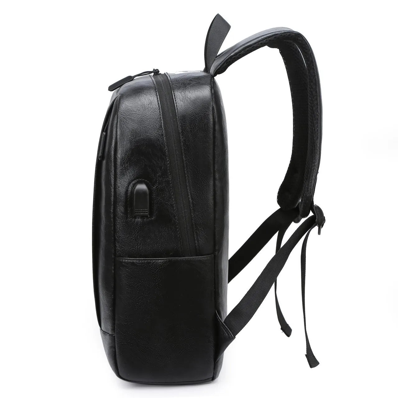 15.6 inch Laptop PU Backpack, College School Bags, 16 inch Travel Backbags
