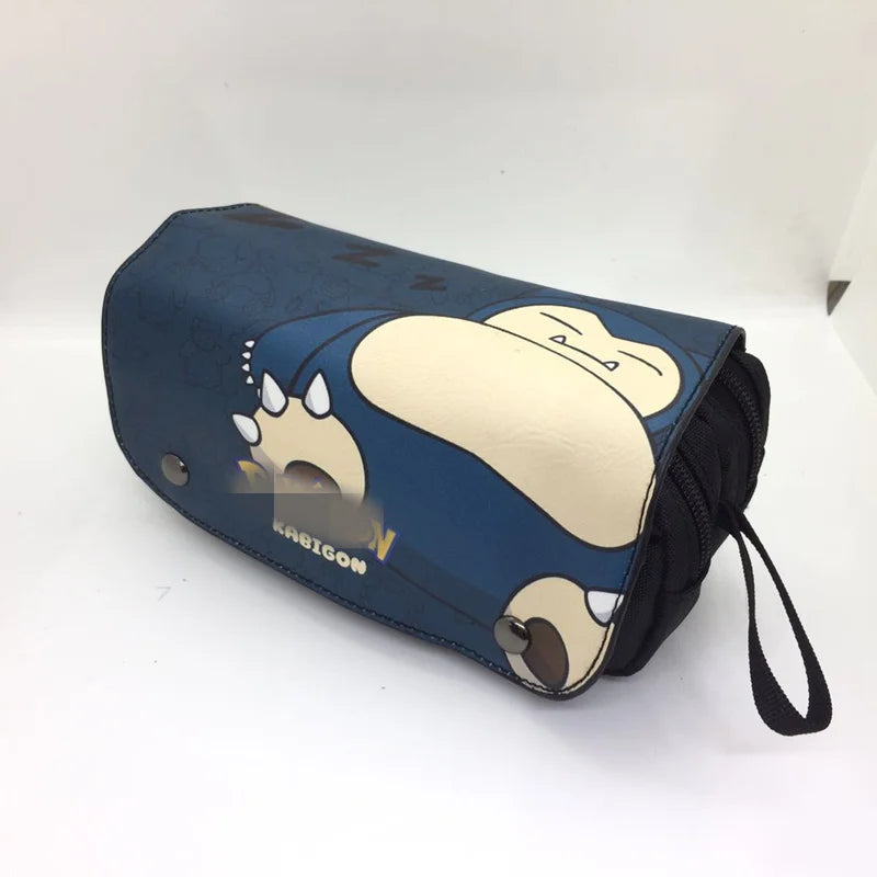 PU Cartoon Student Pencil Case Make-up Collection School Bag Supplies