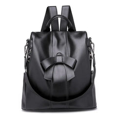 PU Ladies Leather Backpack Women Shoulder Backpack Teenage Girl School Bag