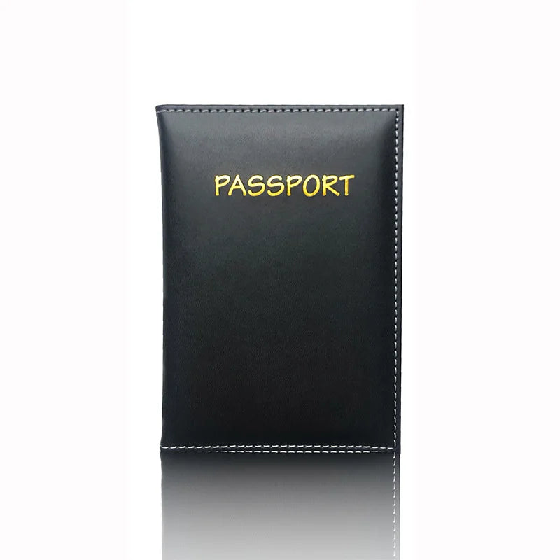 PU Leather Air Ticket Passport Cover Case for Travel