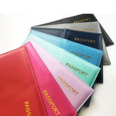 PU Leather Air Ticket Passport Cover Case for Travel