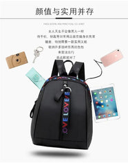PU Leather Backpack Women Travel School Bag Large Capacity Zipper Rucksack