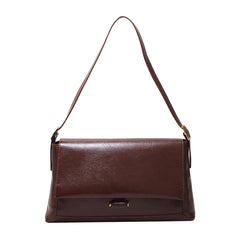 PU Leather Women Shoulder Messenger Bag Large Capacity Retro Texture Underarm