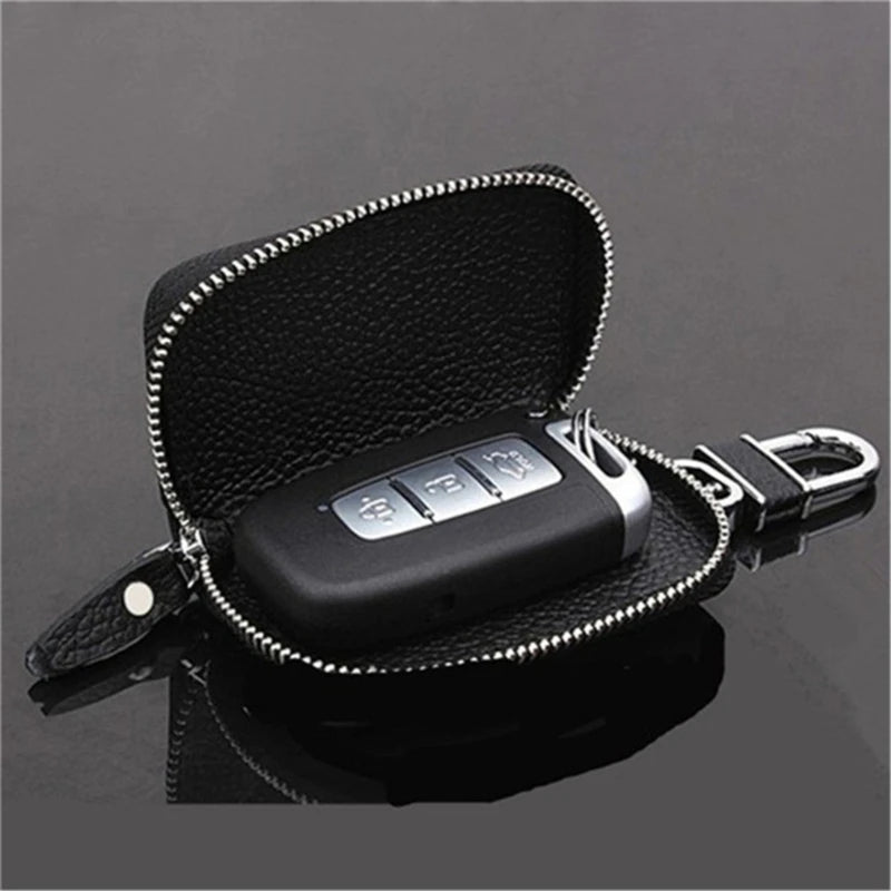 Car Key Wallets Men Women Keychain Zipper Key Case Bag