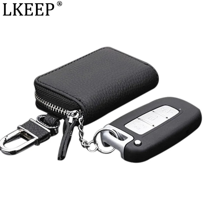 Car Key Wallets Men Women Keychain Zipper Key Case Bag