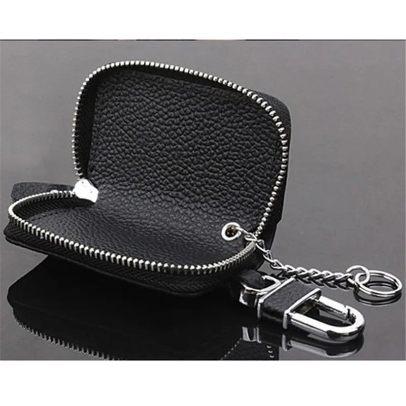 Car Key Wallets Men Women Keychain Zipper Key Case Bag