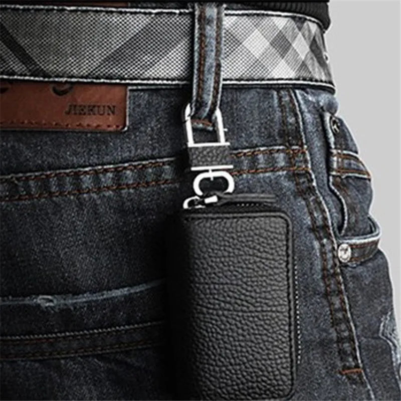 Car Key Wallets Men Women Keychain Zipper Key Case Bag