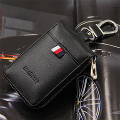 PU Leather Chain Car Key Wallets Men Women Holder Housekeeper Organizer