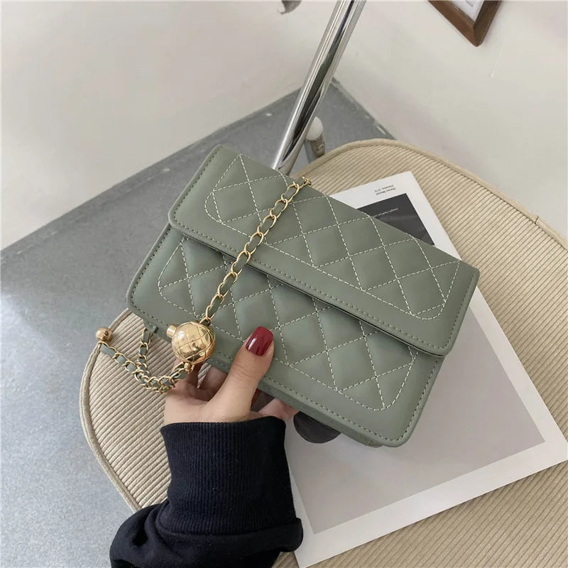 PU Leather Chain Shoulder Bag Women's Handbags
