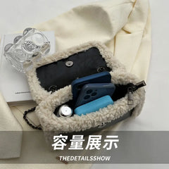 PU Leather Chain Shoulder Crossbody Square Bags for Women