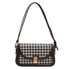 Classic Style Female Shoulder Bag Daily Purse Handbag Adjustable Straps