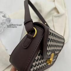 Classic Style Female Shoulder Bag Daily Purse Handbag Adjustable Straps