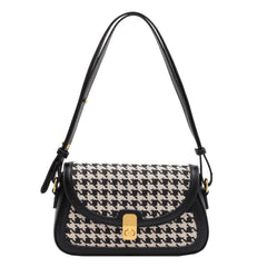 Classic Style Female Shoulder Bag Daily Purse Handbag Adjustable Straps