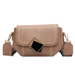 PU Leather Classic Style Female Shoulder Passenger Bag Handbag