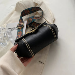 PU Leather Classic Style Female Shoulder Passenger Bag Handbag
