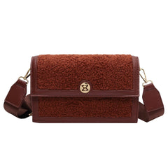 PU Leather Classic Style Women Handbag Adjustable Straps