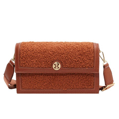 PU Leather Classic Style Women Handbag Adjustable Straps