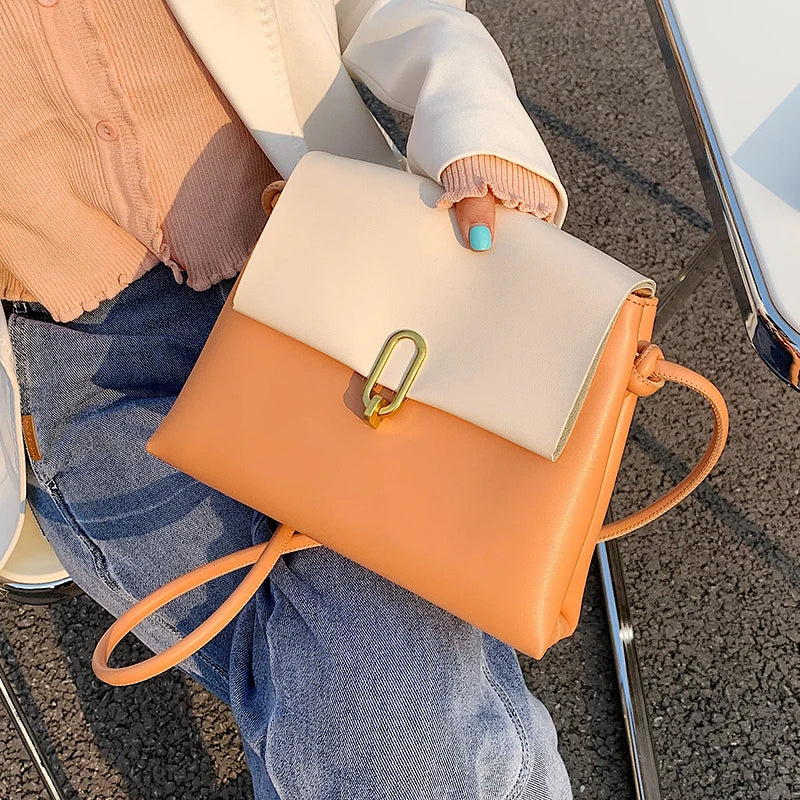 Double Layer Crossbody Bag Small Shoulder Handbag