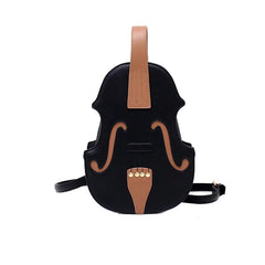 Vintage Violin Shape Shoulder Bag