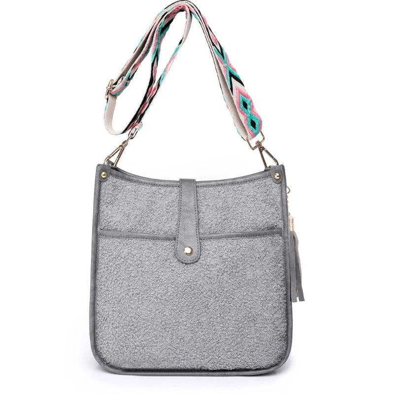 Stylish PU Leather Crossbody Bag for Women Girls