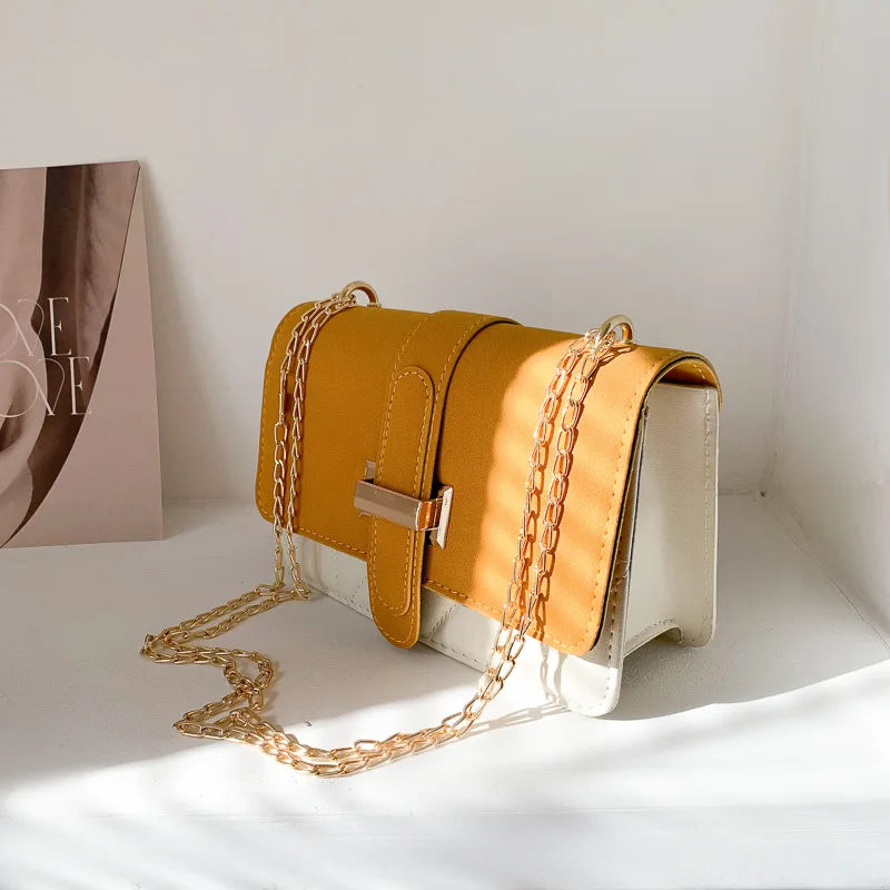 Women's PU Leather Crossbody Bag Flap Shoulder Messenger Bag