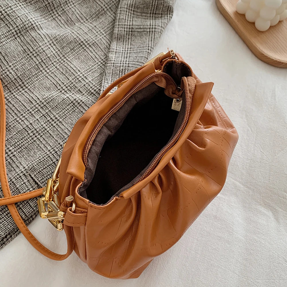 PU Leather Crossbody Bags Small Stone Pattern Summer Lady Shoulder Handbags