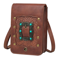 PU Leather Crossbody Shoulder Bag for Evening Out
