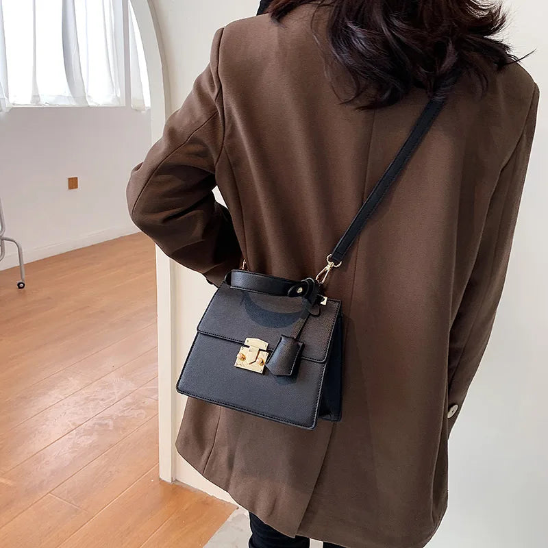 PU Leather Crossbody Shoulder Bag for Women Chain Hand Bag