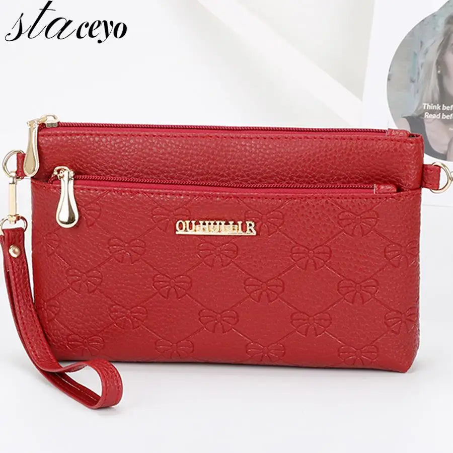 Embossed PU Leather Shoulder Bag for Women Crossbody Bag