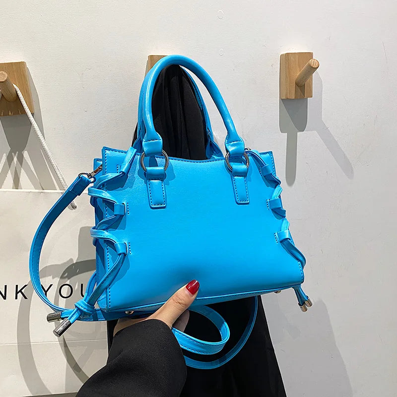 PU Leather Crossbody Bags For Women Shoulder Bags Retro Handbags