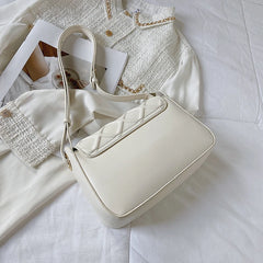 PU Leather Shoulder Bag Female Crossbody Bag with Special Highlights