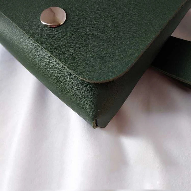PU Leather Stylish Women Waist Leg Belt Bag Fanny Pack For Outdoor Hiking