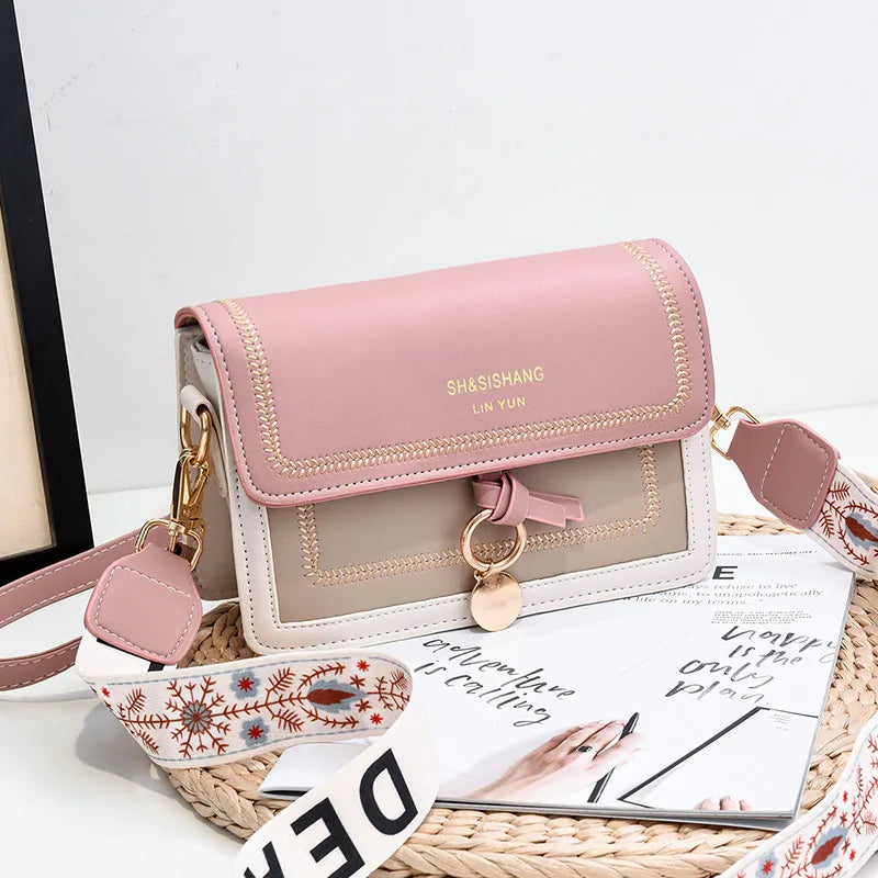 Leisure Lady Shoulder Crossbody Bag with Special Patterns