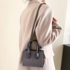 Hit-Color Handbag Women's Classic Satchel Small Hand Bag Purse