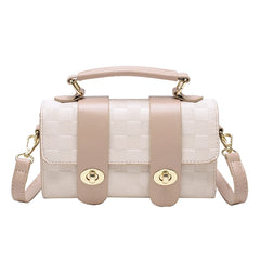 PU Leather Female Shoulder Bag Classic Style Crossbody Bag