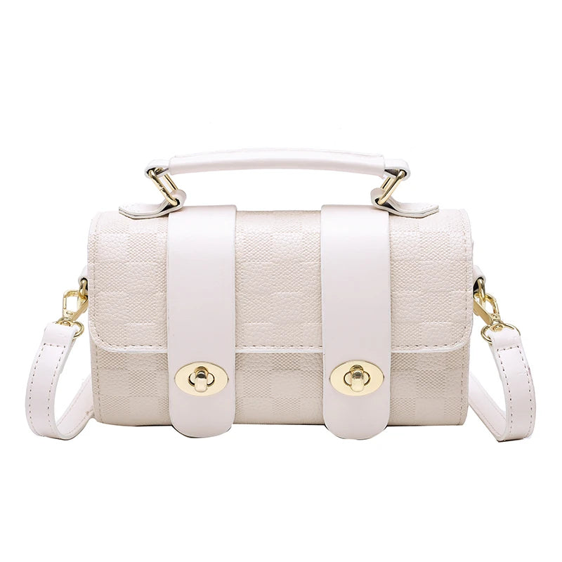 PU Leather Female Shoulder Bag Classic Style Crossbody Bag